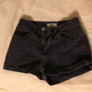 Pacsun black jean shorts - Mom Short size 24
